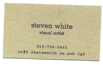 Steven White Business Card